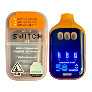 boutiq switch v5 (3 in 1) “orange slush” (s) x “mango runtz” (i) x “guava gelato” (h)